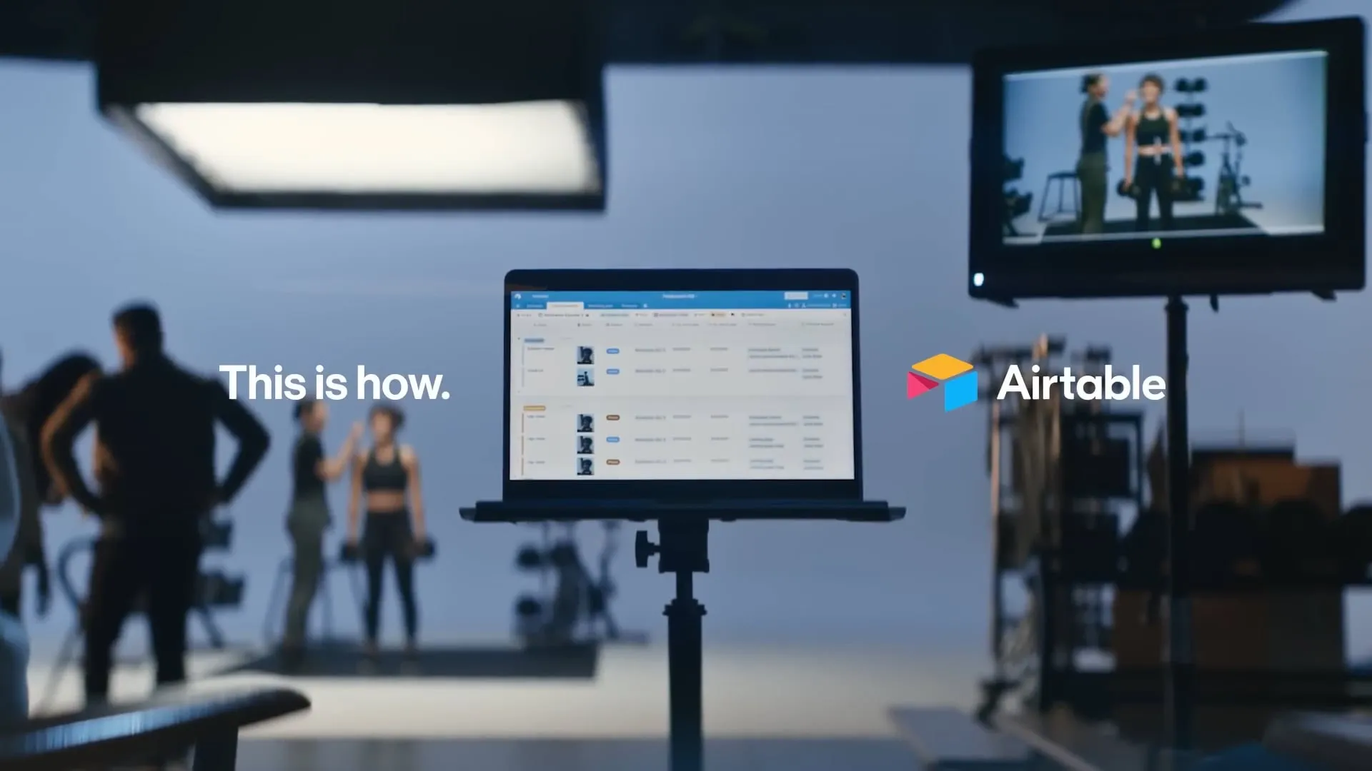 Frame from Airtable’s This is How campaign.